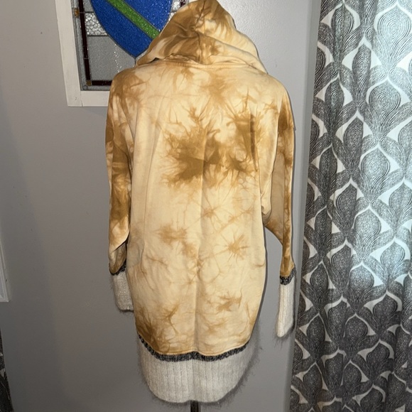 Phillip Lim Mohair Trimmed Tunic Length Hoodie SZ XS - Picture 5 of 8